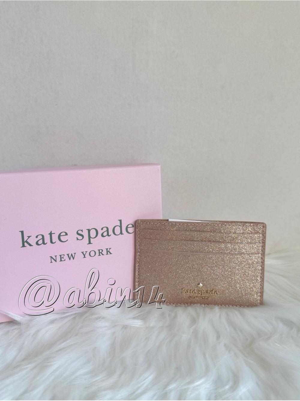 Kate Spade Card Case Holder with Gift Box